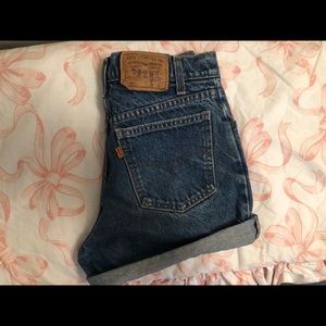 High-Waisted Levi Mom Shorts